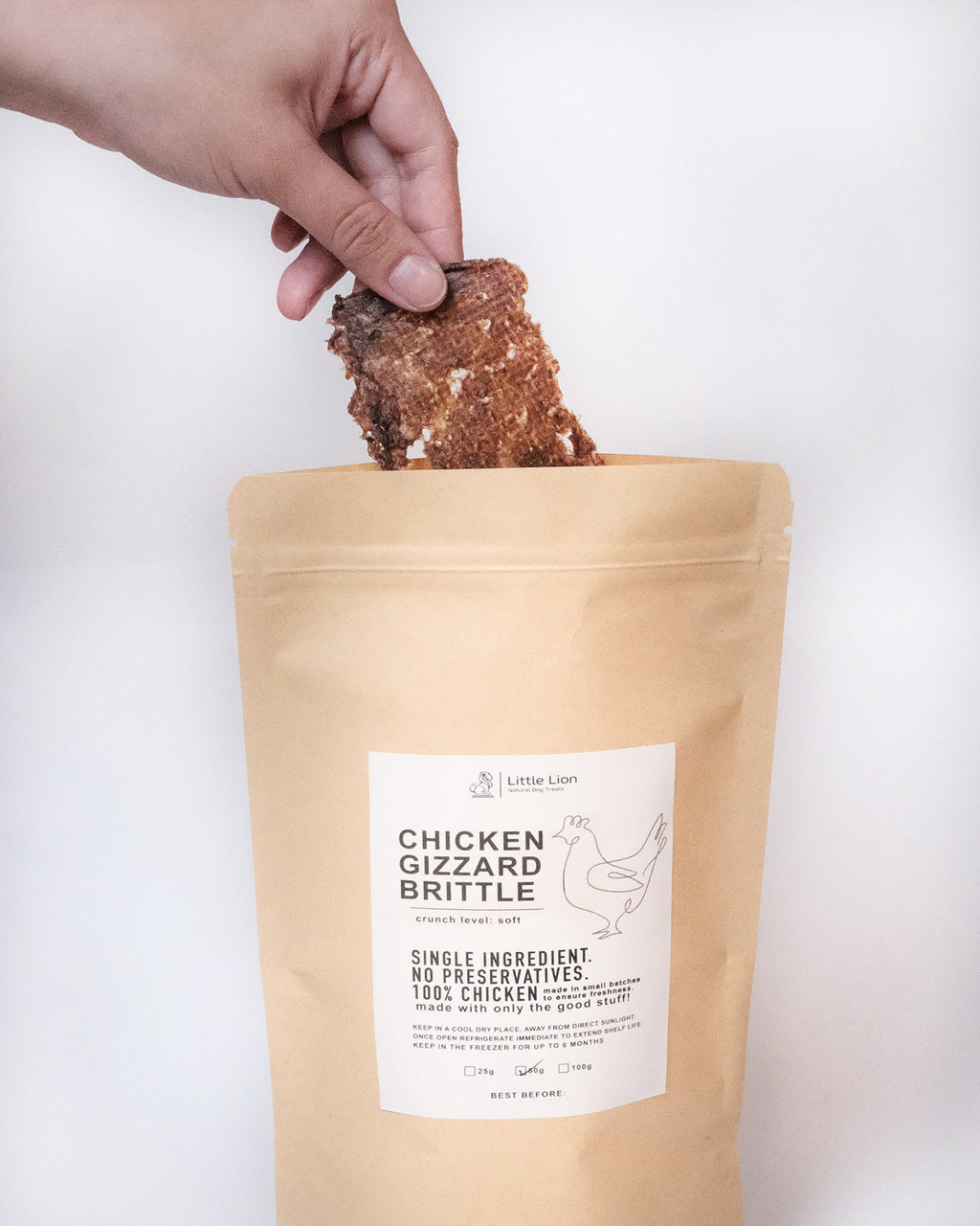 Chicken Gizzard Brittle