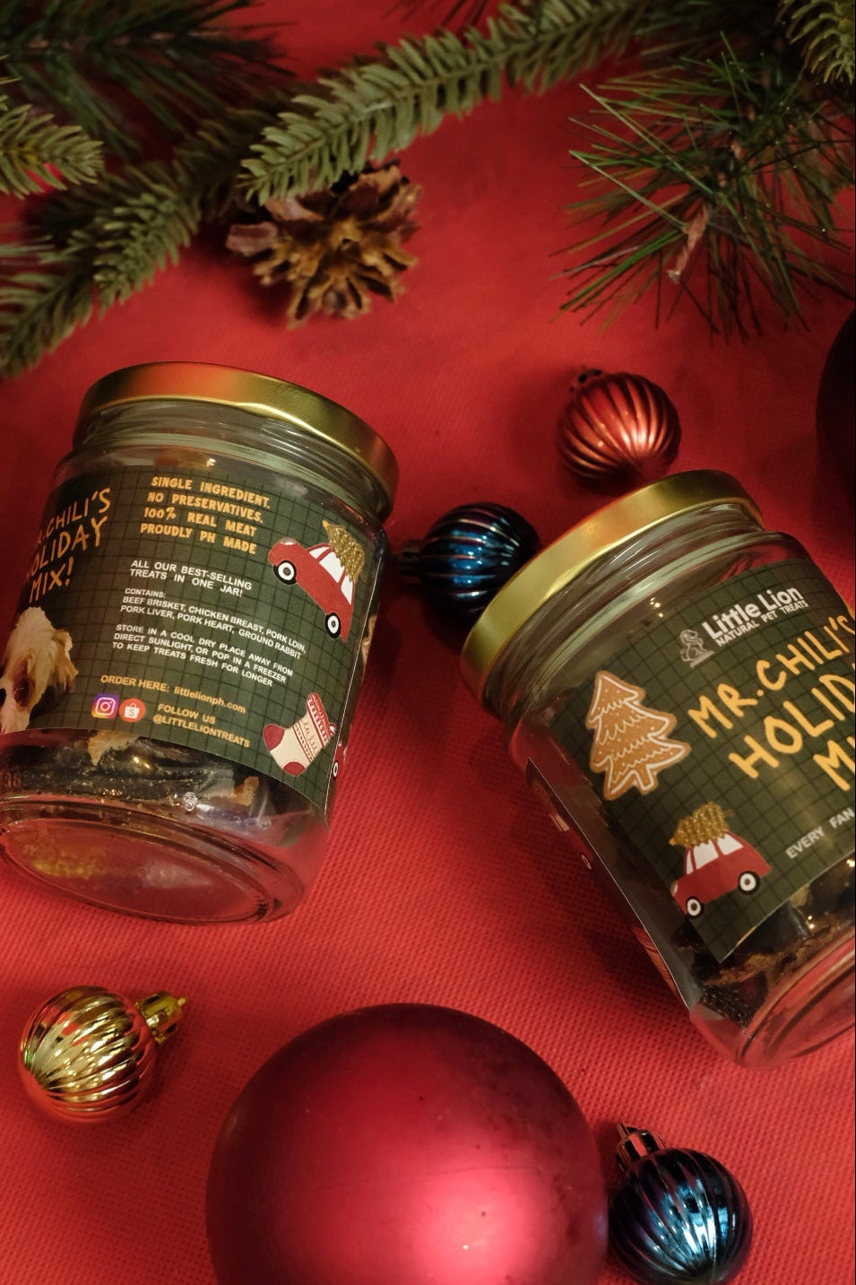 Little Lion Christmas Jars